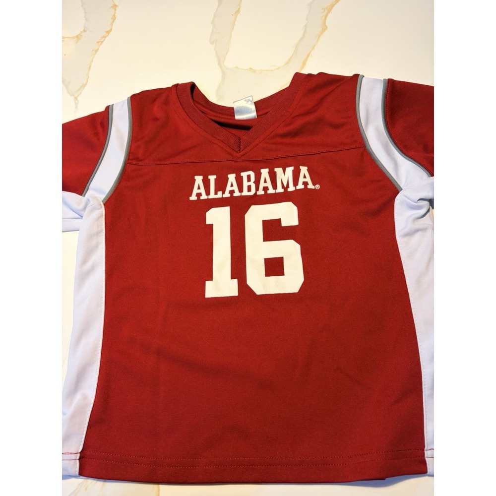 Colosseum Alabama Crimson Tide Kids Youth Size M (5/6) Jersey Top Shirt #16